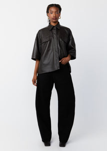 KADO CURVED DENIM PANTS