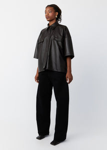 KADO CURVED DENIM PANTS